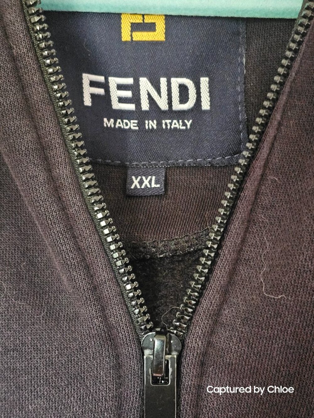 Fendi zip up hoodie